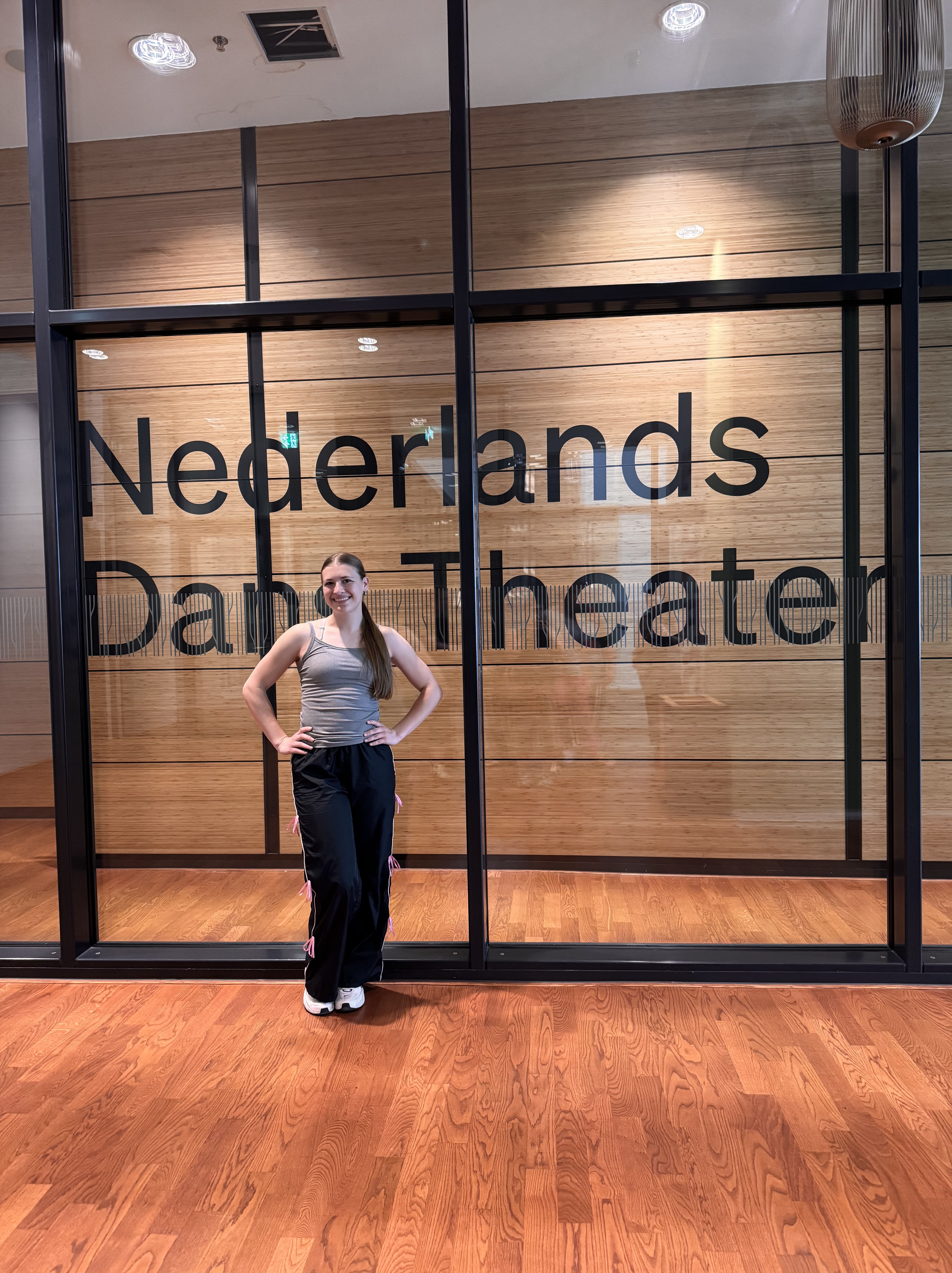 Sadie Adair at the Netherlands Dance Theater studios.